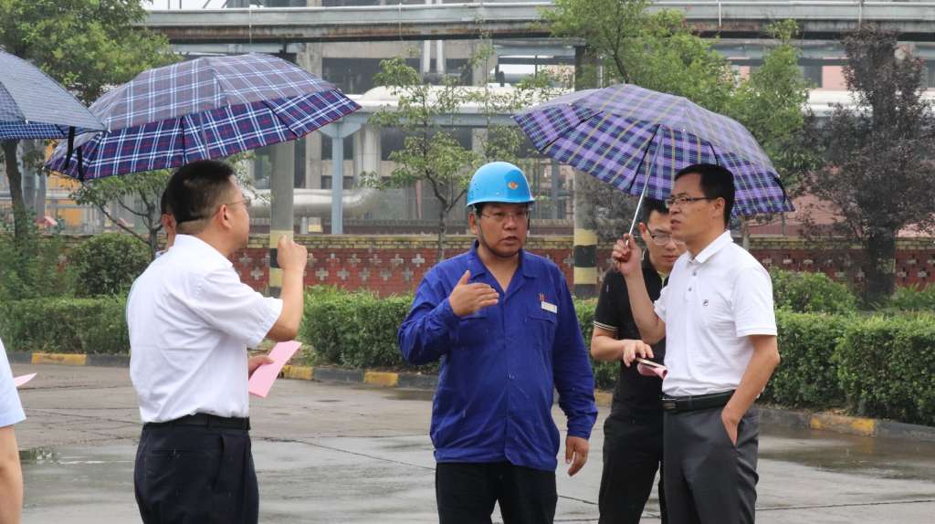 王兴华一行调研谈球吧官方网站稳增长